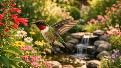 Warum Kolibris in den Garten kommen und was sie dort wirklich suchen
